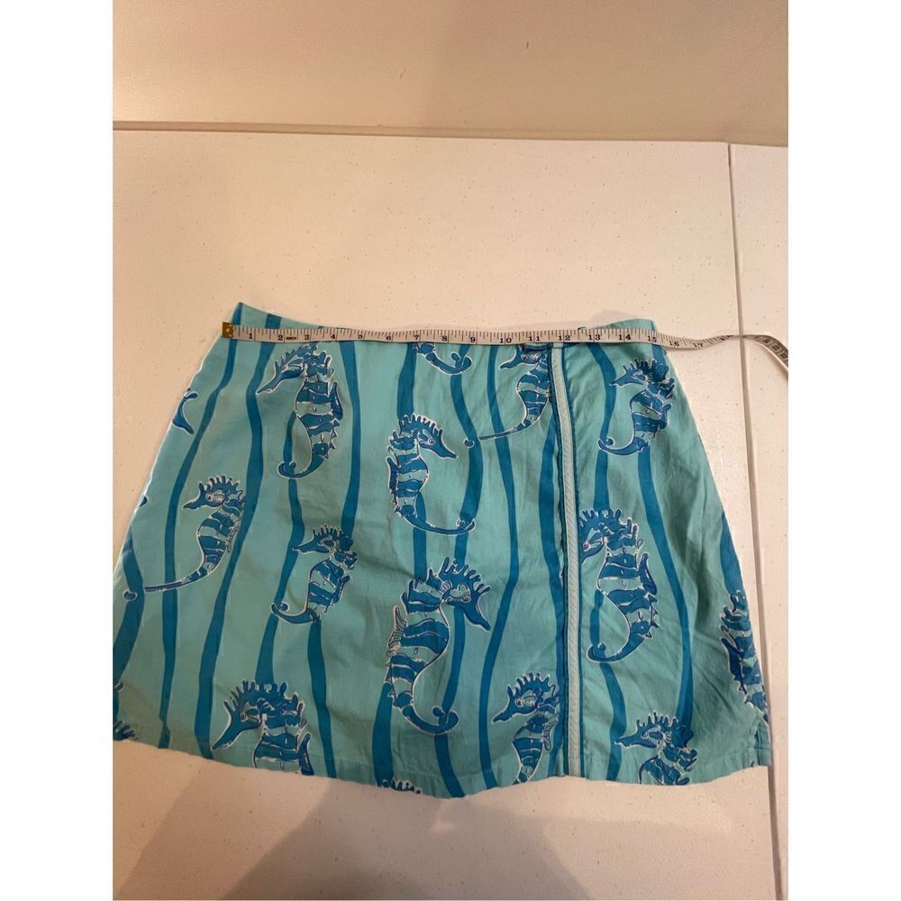 Lilly Pulitzer women’s vintage white label seahorse skort medium - Picture 3 of 6